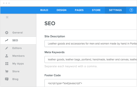 Optimized for Search Engines
